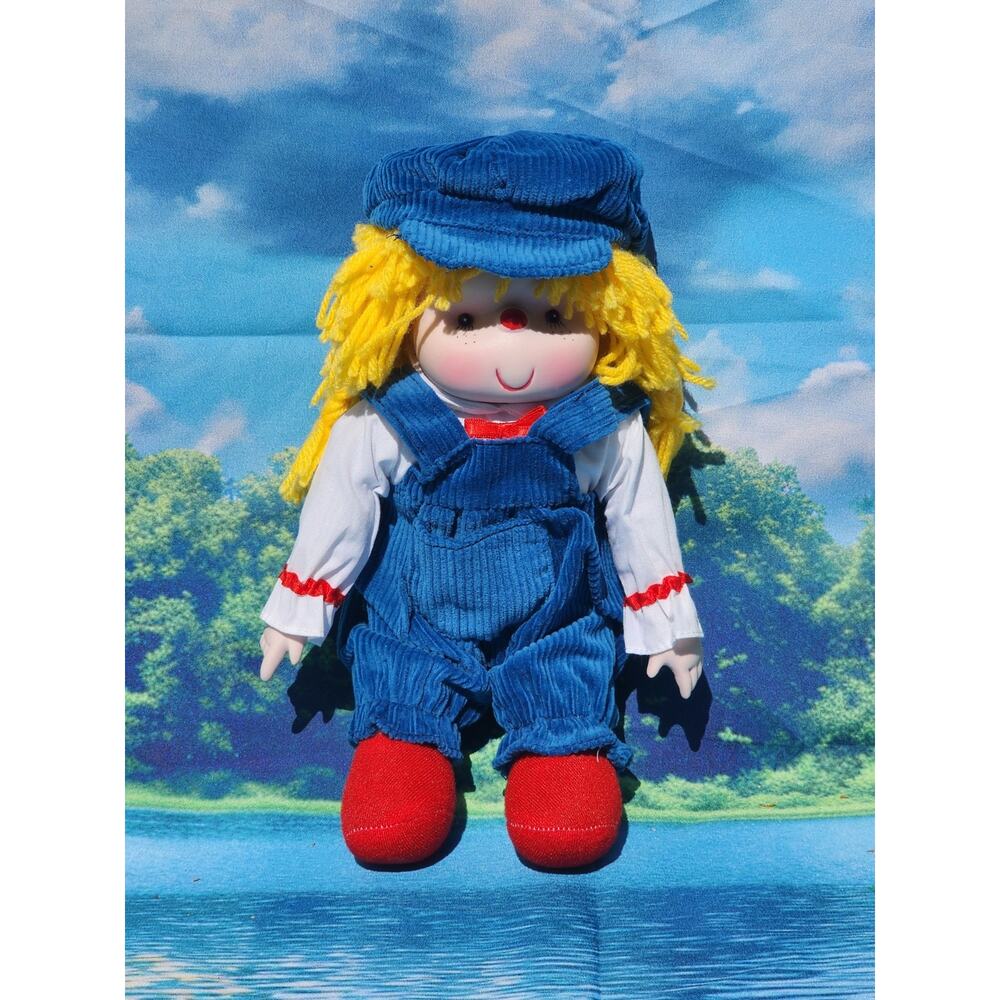 Vintage 80's Yellow Ice Cream Komfy Kid Girl Doll Astra Trading Taiwan Porcelain